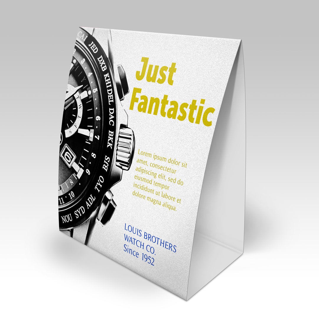 Pearl Table Tents