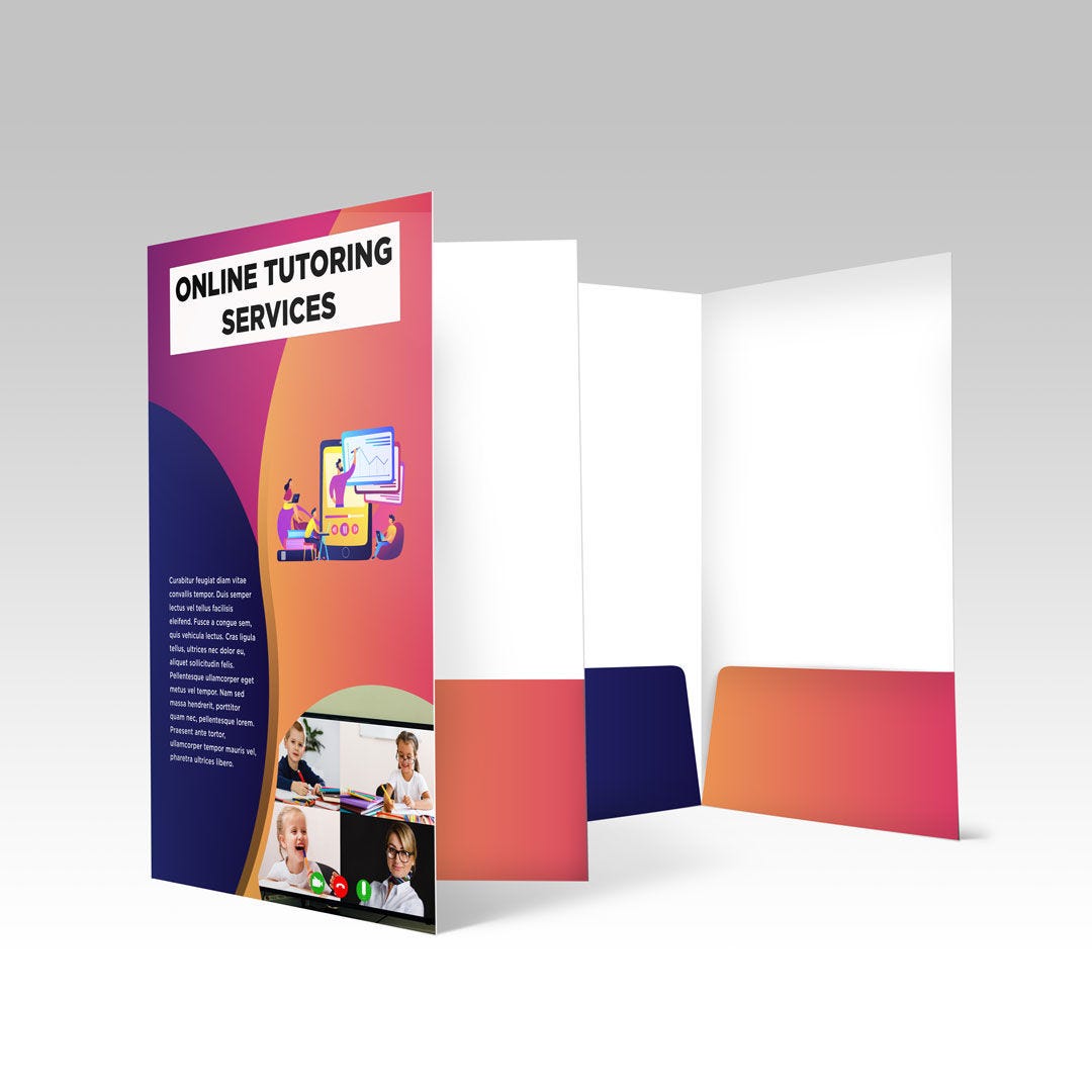 5.25x10.5 Presentation Folder